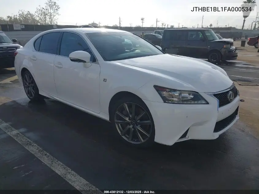 JTHBE1BL1FA000534 2015 Lexus Gs 350