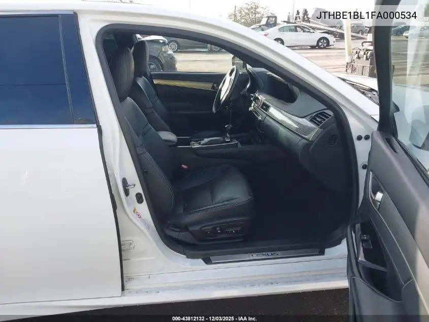 JTHBE1BL1FA000534 2015 Lexus Gs 350