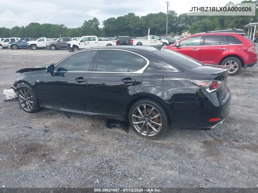 JTHBZ1BLXGA000506 2016 Lexus Gs 350 Base/350 F Sport