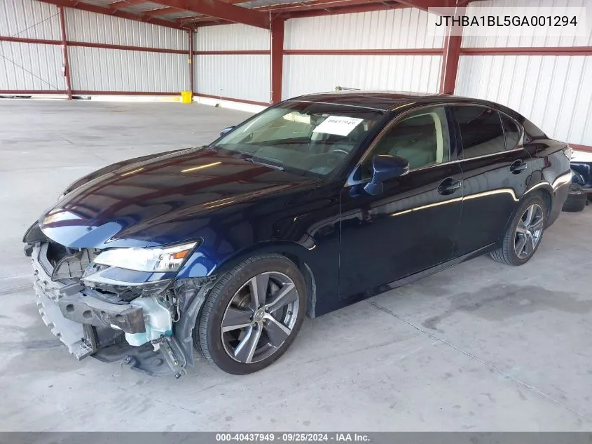 JTHBA1BL5GA001294 2016 Lexus Gs 200T