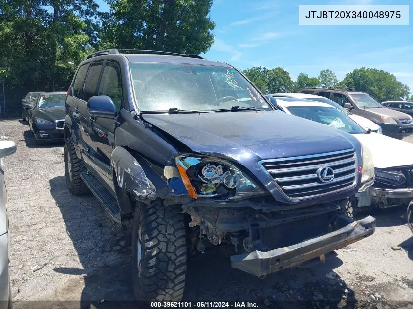 JTJBT20X340048975 2004 Lexus Gx 470