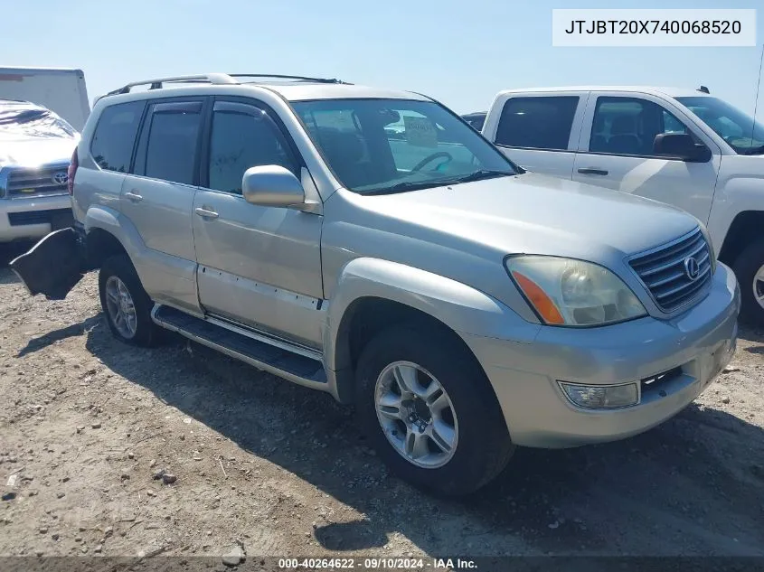 JTJBT20X740068520 2004 Lexus Gx 470