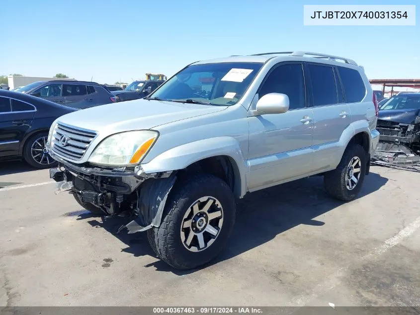 JTJBT20X740031354 2004 Lexus Gx 470