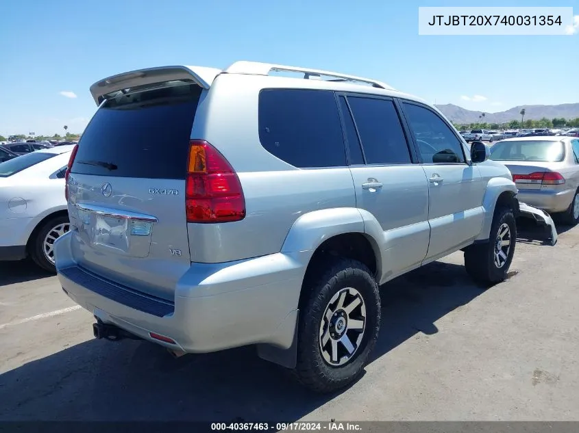 JTJBT20X740031354 2004 Lexus Gx 470