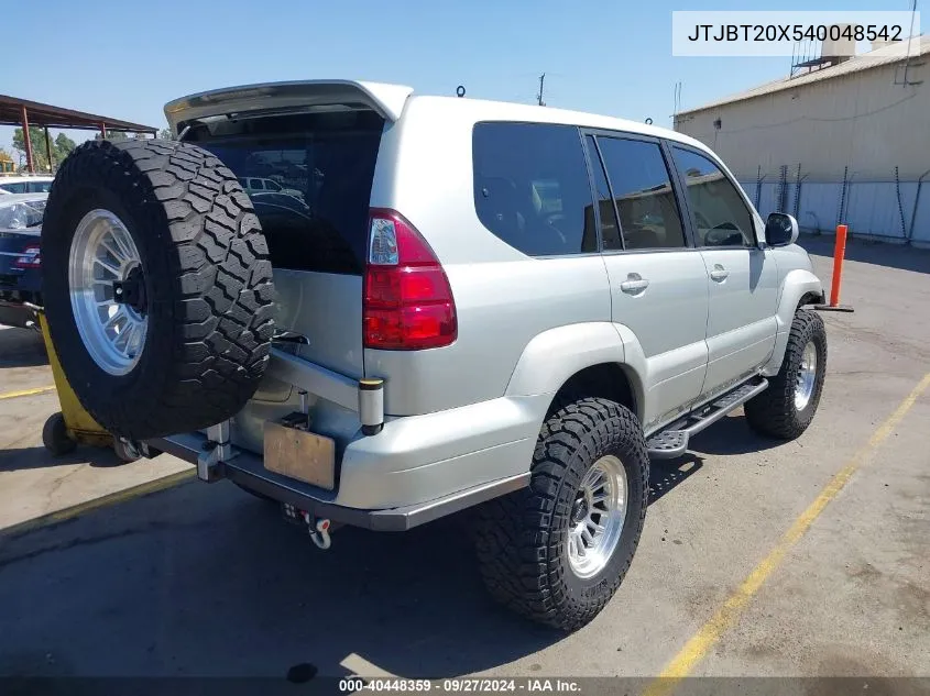 JTJBT20X540048542 2004 Lexus Gx 470