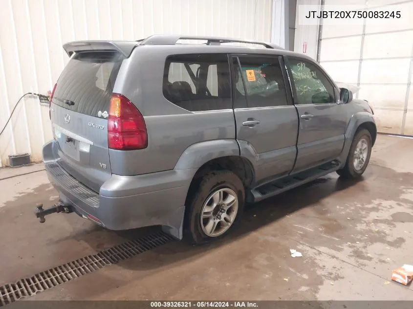 JTJBT20X750083245 2005 Lexus Gx 470