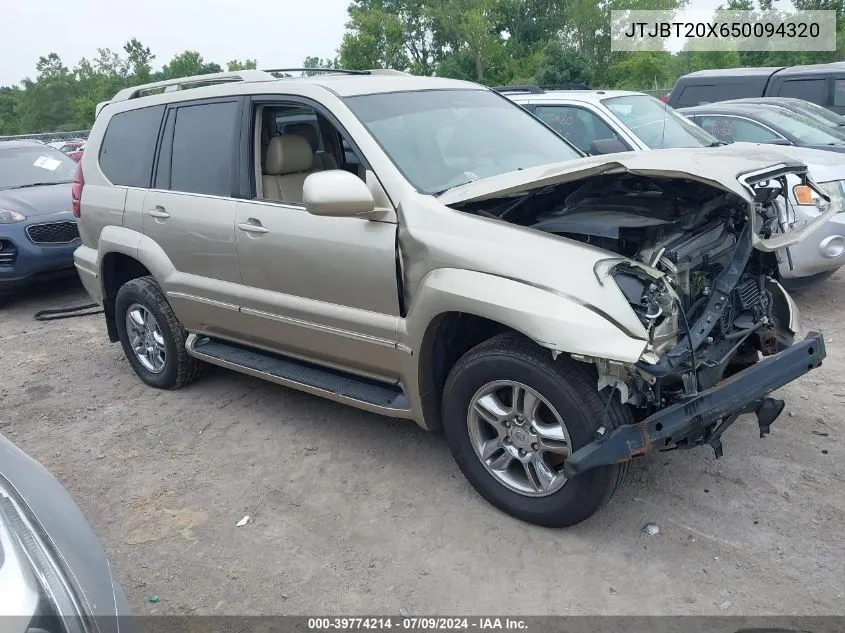 JTJBT20X650094320 2005 Lexus Gx 470