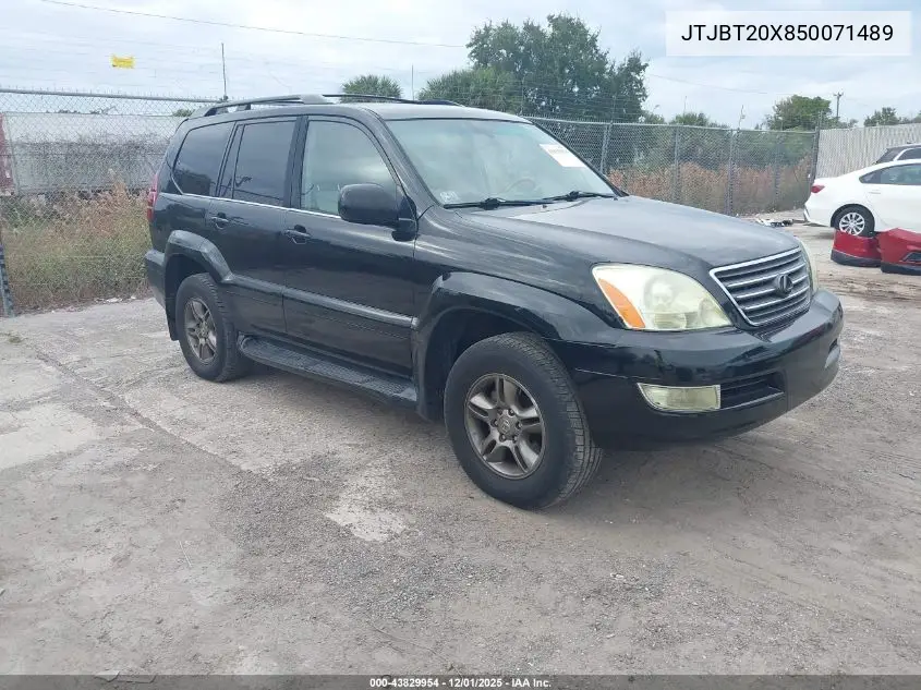 JTJBT20X850071489 2005 Lexus Gx 470