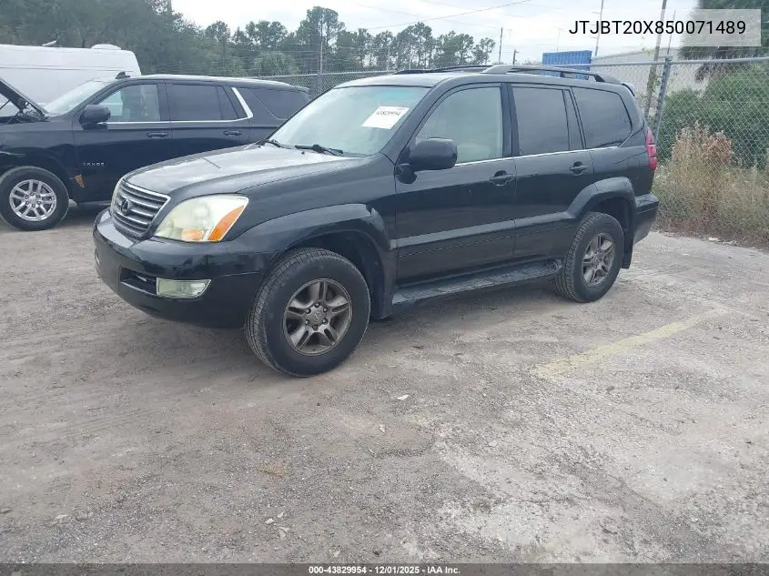 JTJBT20X850071489 2005 Lexus Gx 470