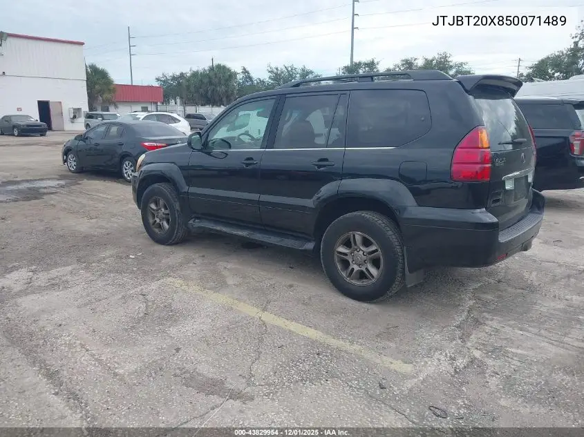JTJBT20X850071489 2005 Lexus Gx 470