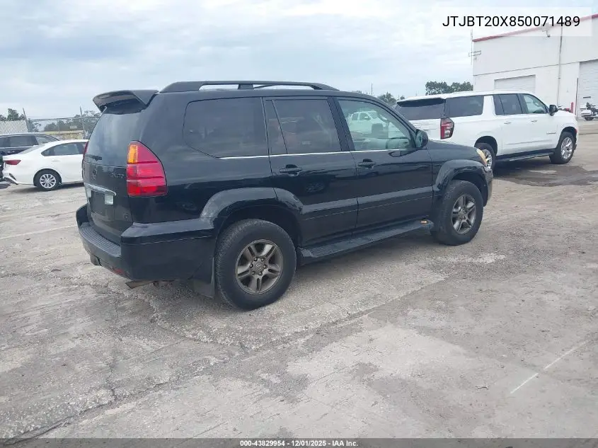 JTJBT20X850071489 2005 Lexus Gx 470