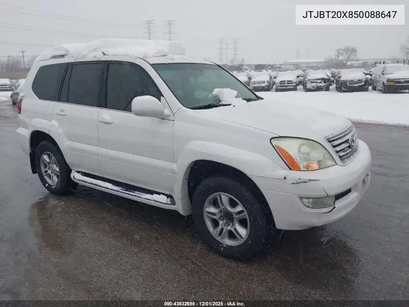 JTJBT20X850088647 2005 Lexus Gx 470