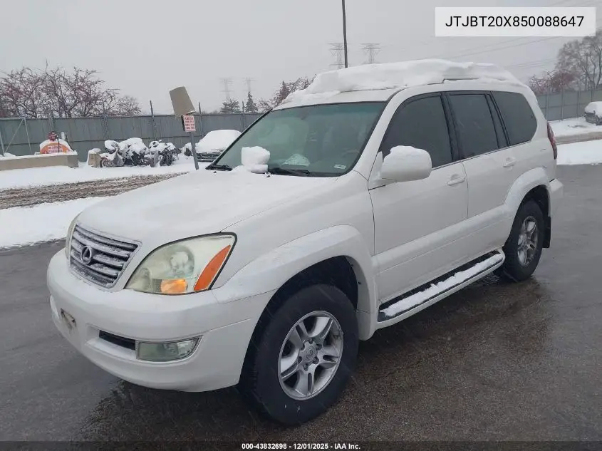 JTJBT20X850088647 2005 Lexus Gx 470