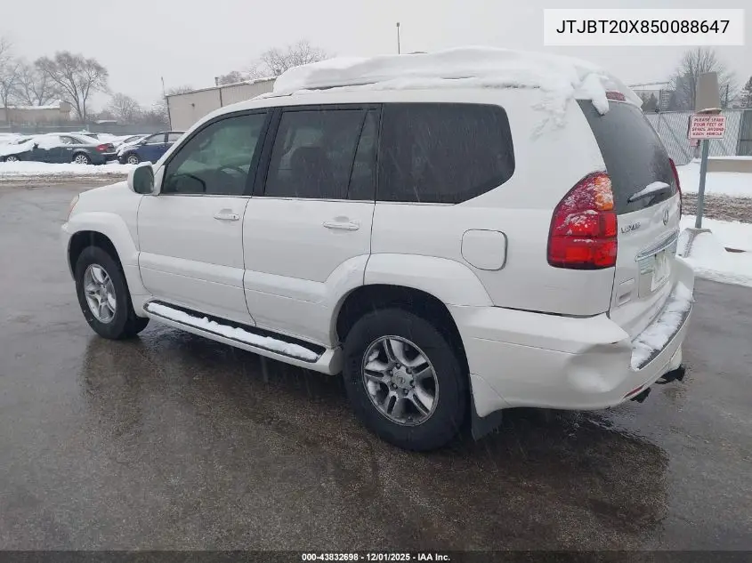 JTJBT20X850088647 2005 Lexus Gx 470