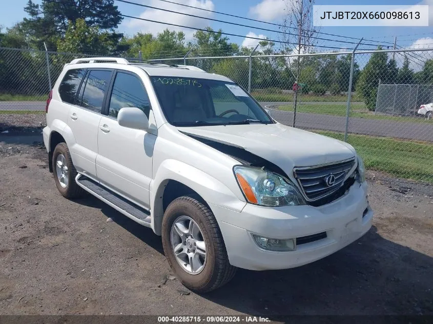 JTJBT20X660098613 2006 Lexus Gx 470