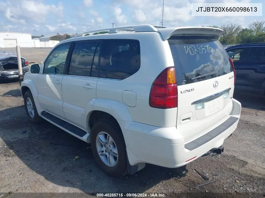 JTJBT20X660098613 2006 Lexus Gx 470