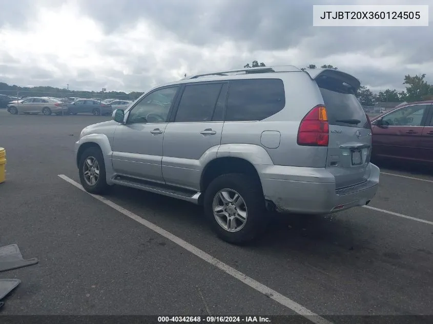 JTJBT20X360124505 2006 Lexus Gx 470