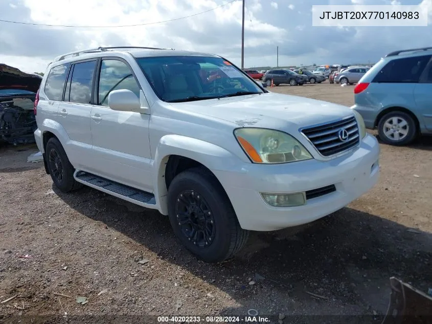 JTJBT20X770140983 2007 Lexus Gx 470