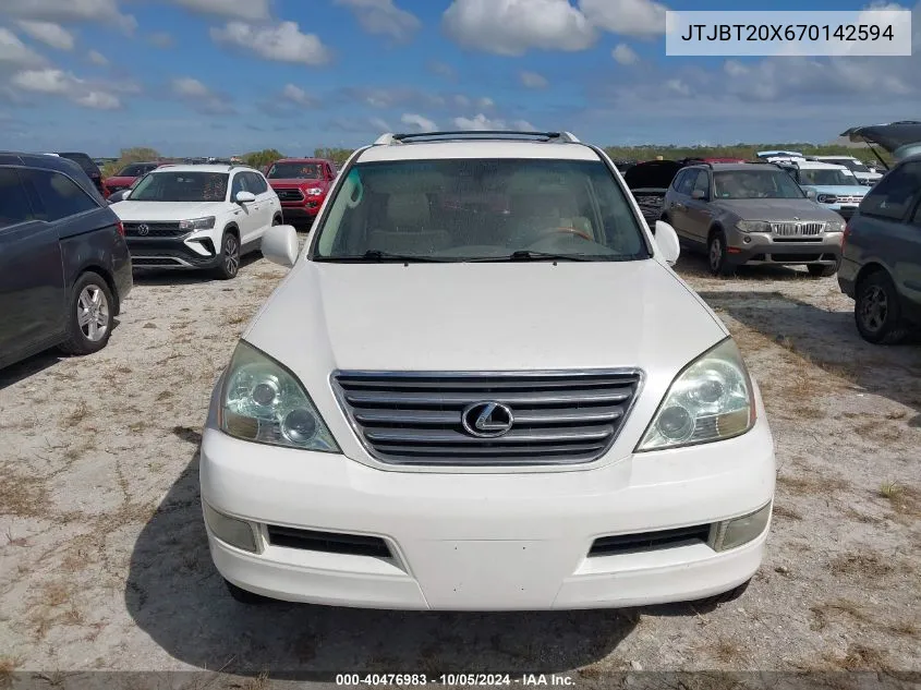 JTJBT20X670142594 2007 Lexus Gx 470