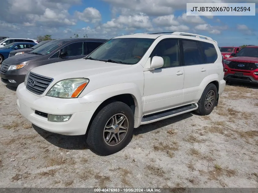 JTJBT20X670142594 2007 Lexus Gx 470