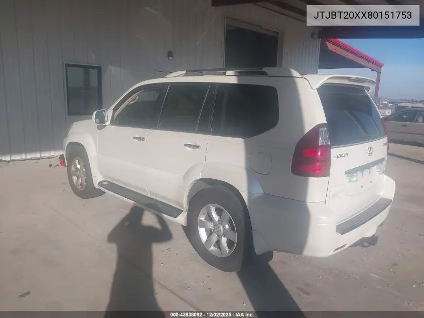 JTJBT20XX80151753 2008 Lexus Gx 470