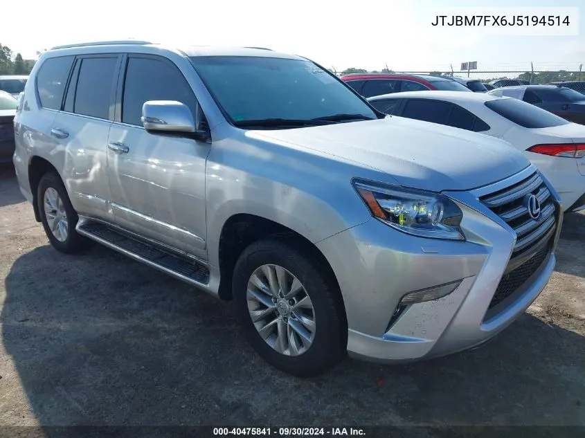 JTJBM7FX6J5194514 2018 Lexus Gx