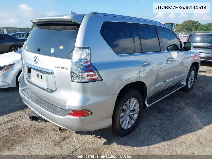 JTJBM7FX6J5194514 2018 Lexus Gx