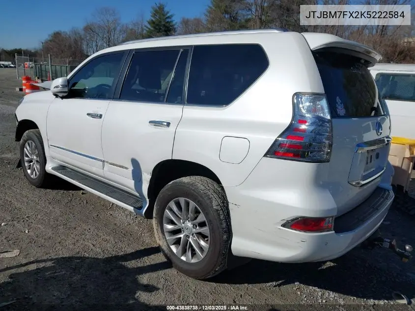 JTJBM7FX2K5222584 2019 Lexus Gx 460 Premium
