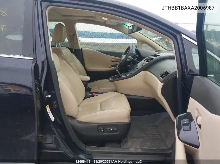 JTHBB1BAXA2006987 2010 Lexus Hs 250H Premium/Premium Luxury
