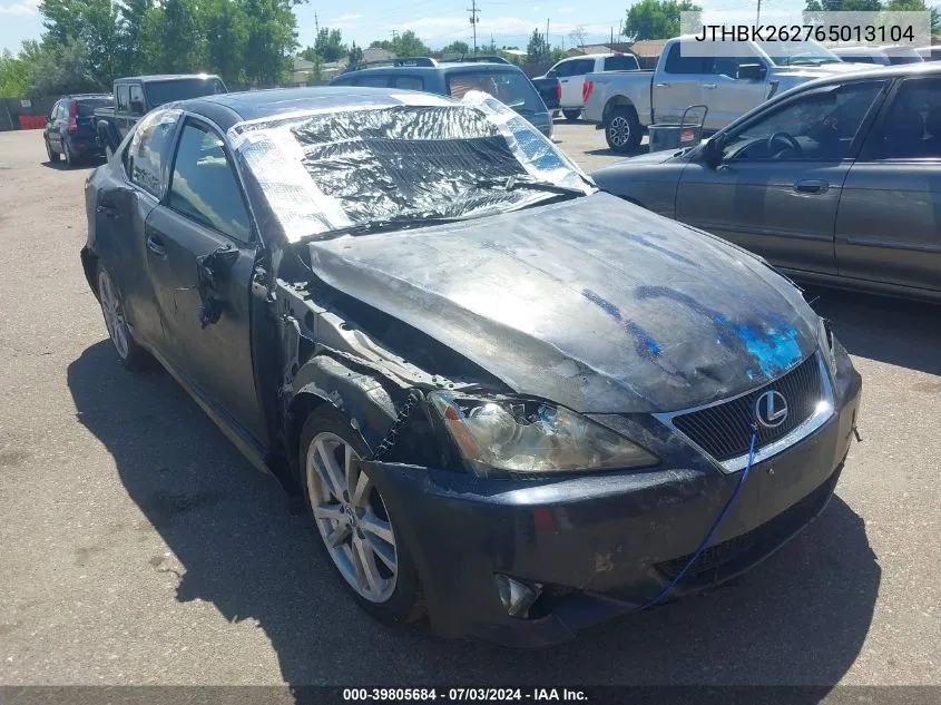 JTHBK262765013104 2006 Lexus Is 250