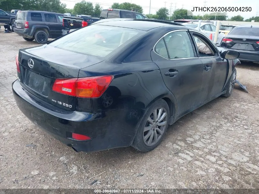 JTHCK262065004250 2006 Lexus Is 250