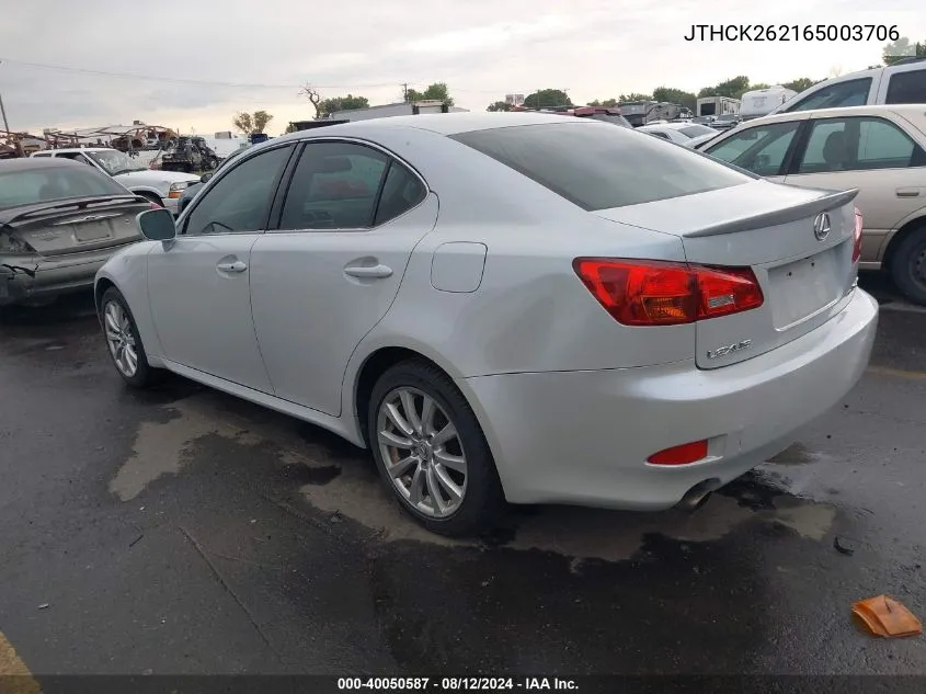 JTHCK262165003706 2006 Lexus Is 250