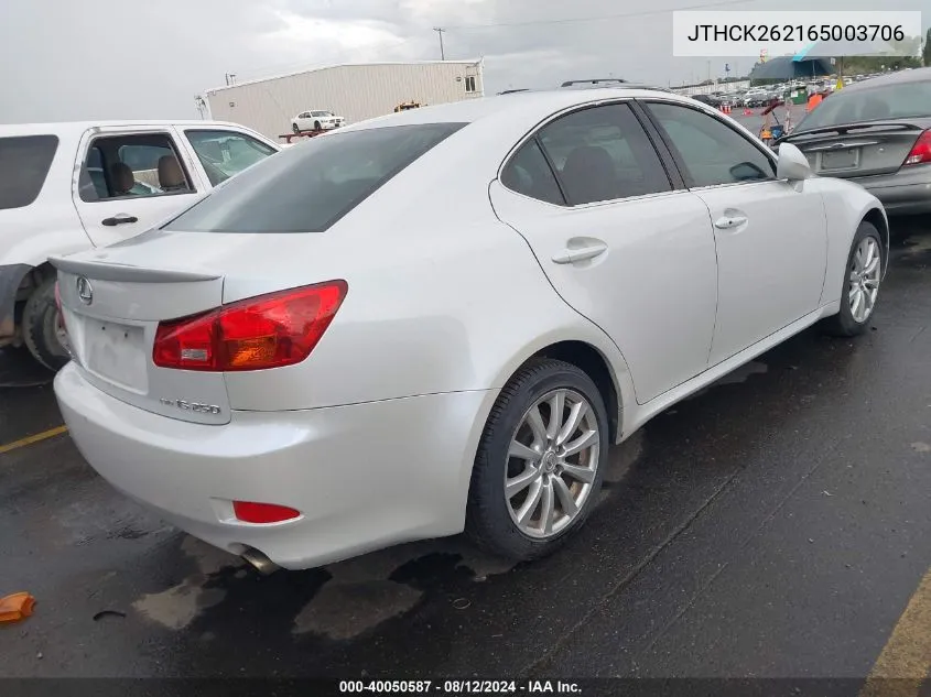 JTHCK262165003706 2006 Lexus Is 250