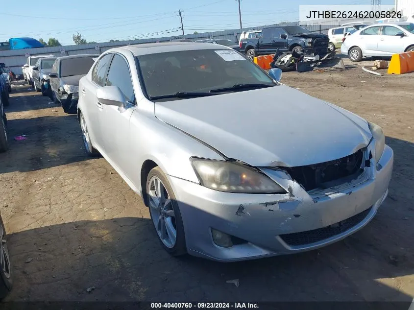 JTHBE262462005826 2006 Lexus Is 350 350