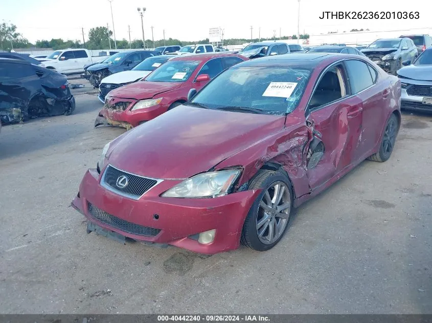 JTHBK262362010363 2006 Lexus Is 250