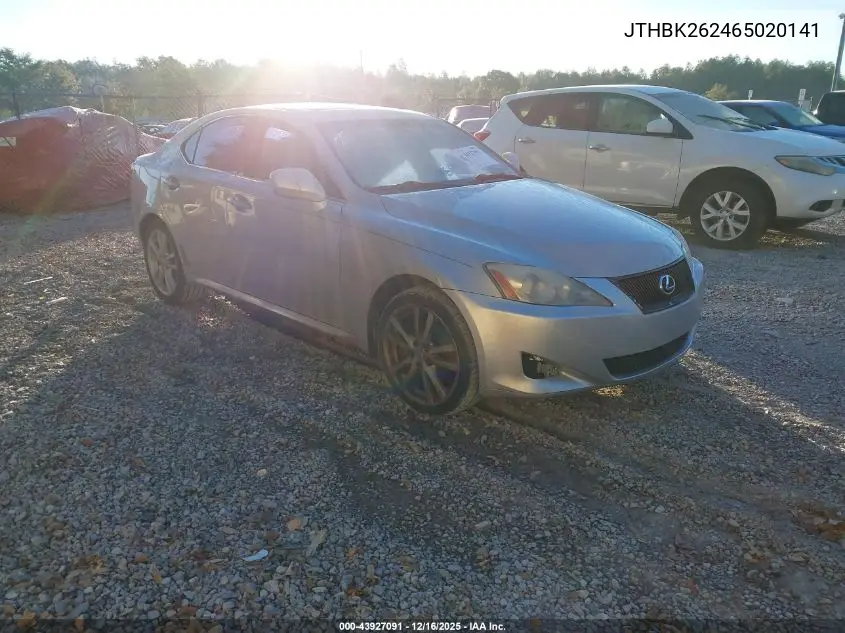 JTHBK262465020141 2006 Lexus Is 250