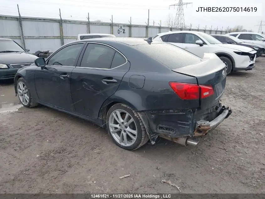 JTHBE262075014619 2007 Lexus Is 350