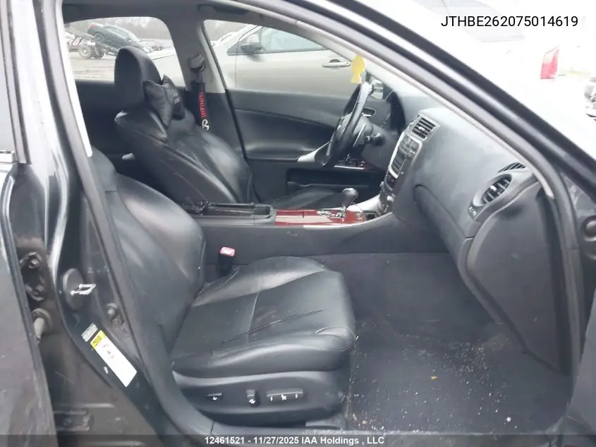 JTHBE262075014619 2007 Lexus Is 350