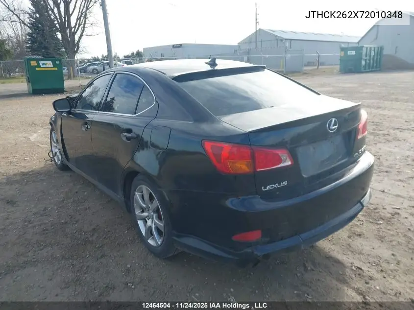 JTHCK262X72010348 2007 Lexus Is 250