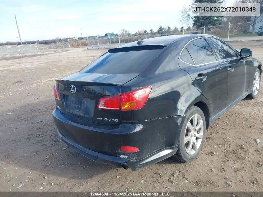 JTHCK262X72010348 2007 Lexus Is 250