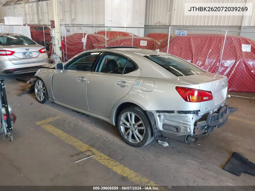 JTHBK262072039269 2007 Lexus Is 250