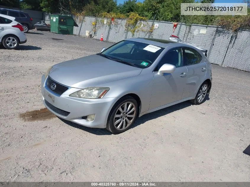 JTHCK262572018177 2007 Lexus Is 250