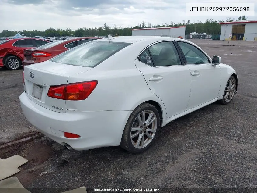 JTHBK262972056698 2007 Lexus Is 250