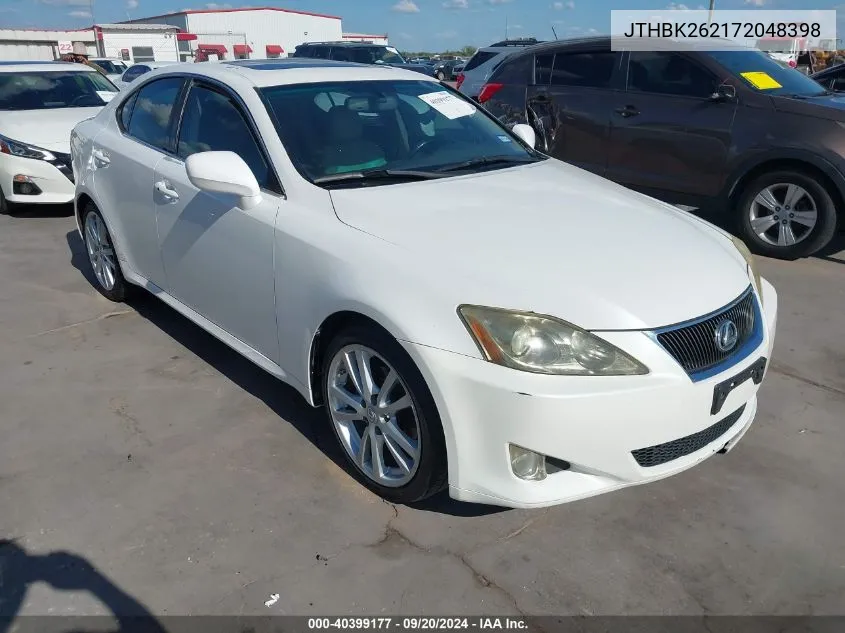 JTHBK262172048398 2007 Lexus Is 250