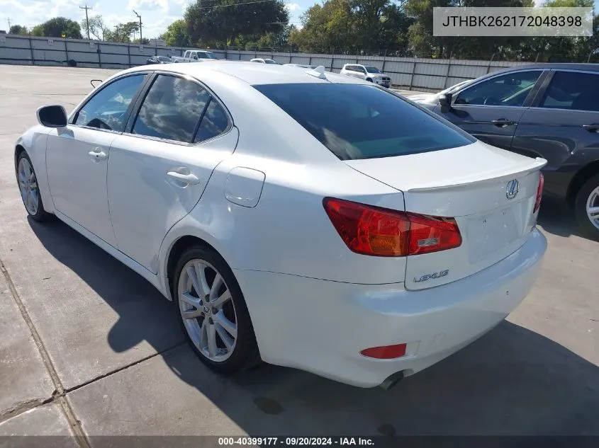 JTHBK262172048398 2007 Lexus Is 250