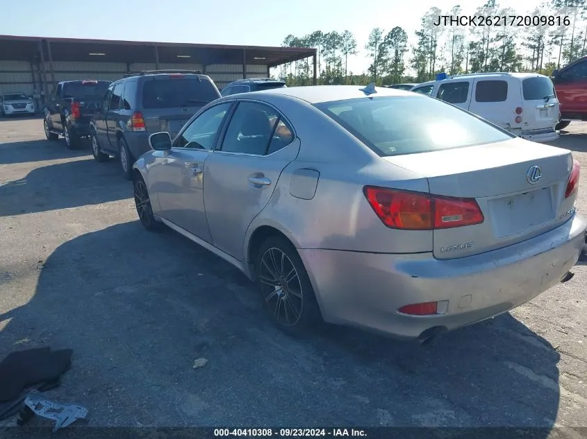 JTHCK262172009816 2007 Lexus Is 250