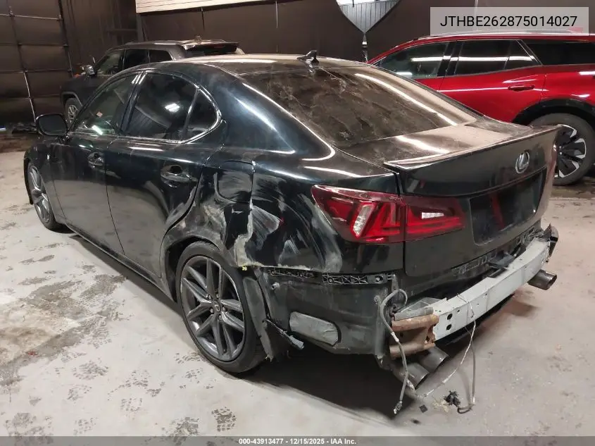 JTHBE262875014027 2007 Lexus Is 350