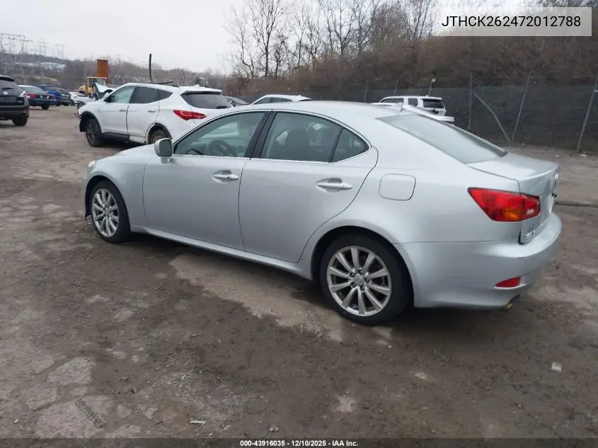 JTHCK262472012788 2007 Lexus Is 250