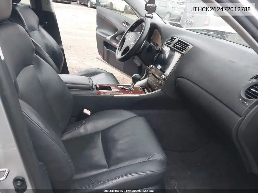 JTHCK262472012788 2007 Lexus Is 250