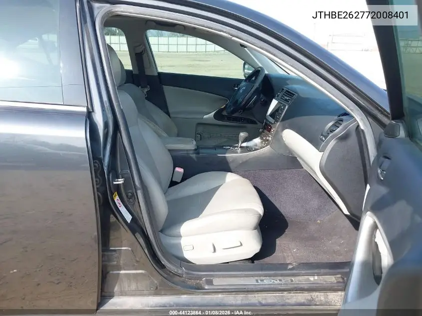 JTHBE262772008401 2007 Lexus Is 350